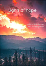 Lights of hope TTBB choral sheet music cover
